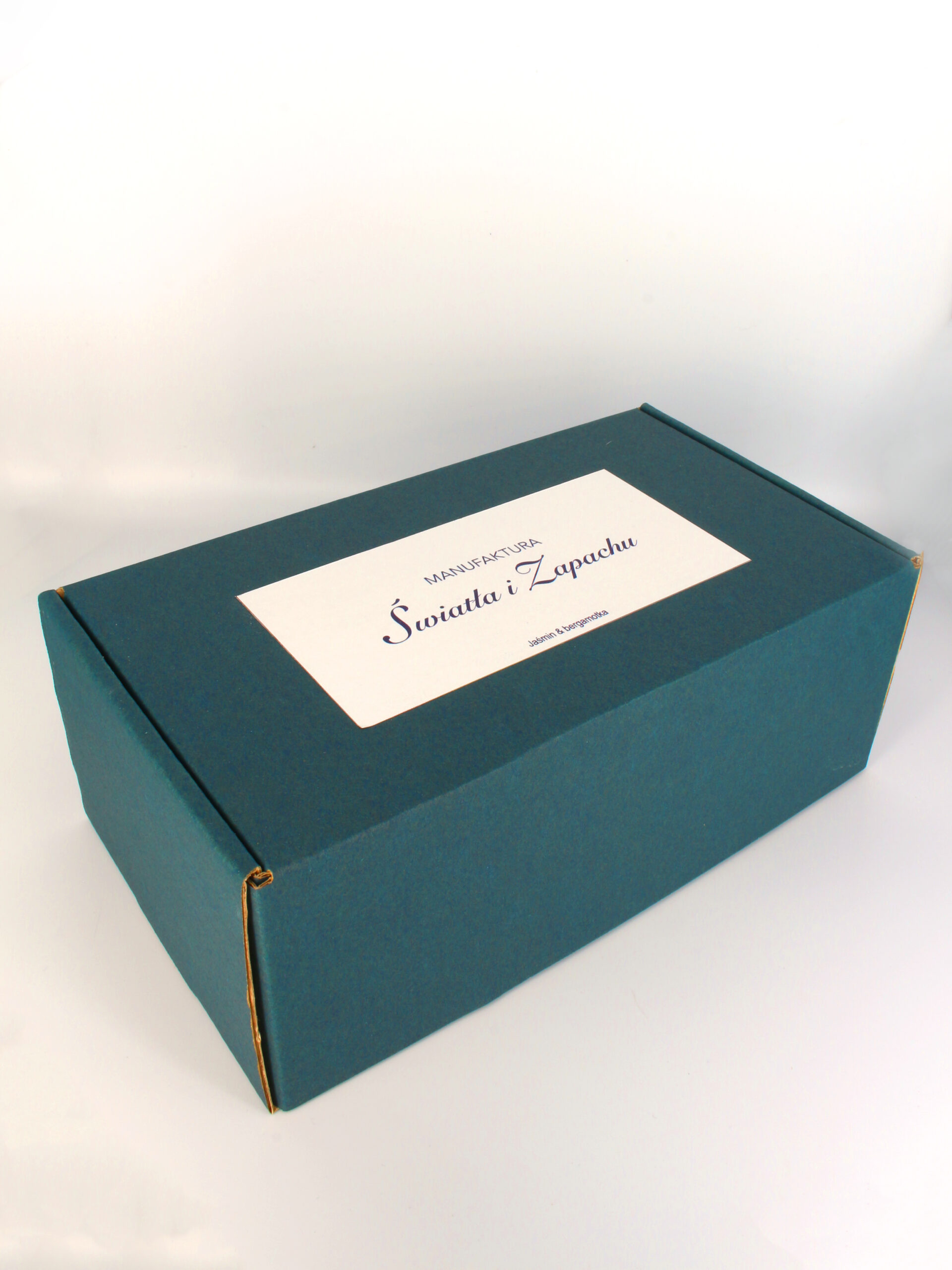 PREMIUM - Świeca w niebieskiej butelce - 200 g - wybierz zapach - obrazek 5